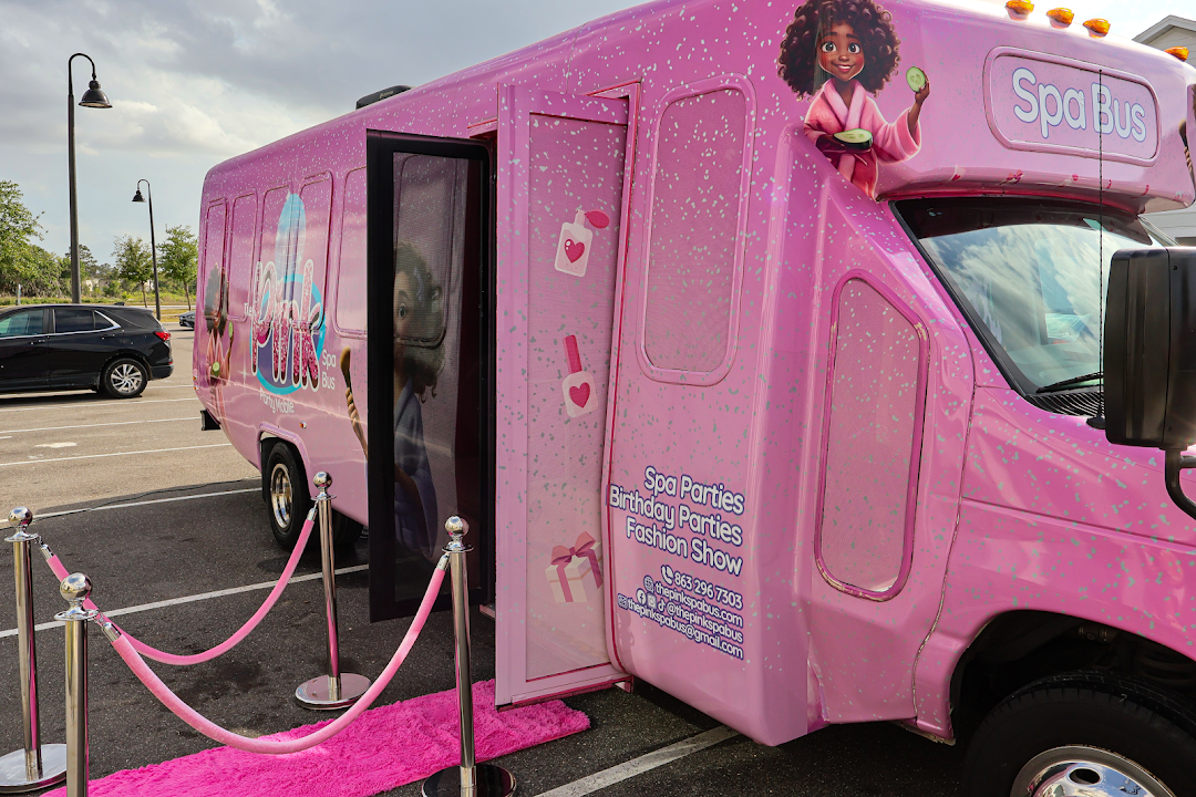 The Pink Spa Bus