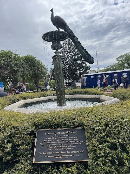 Peacock Fountain